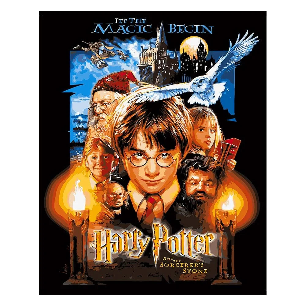Harry Potter - Der Stein der Weisen - Malen nach Zahlen