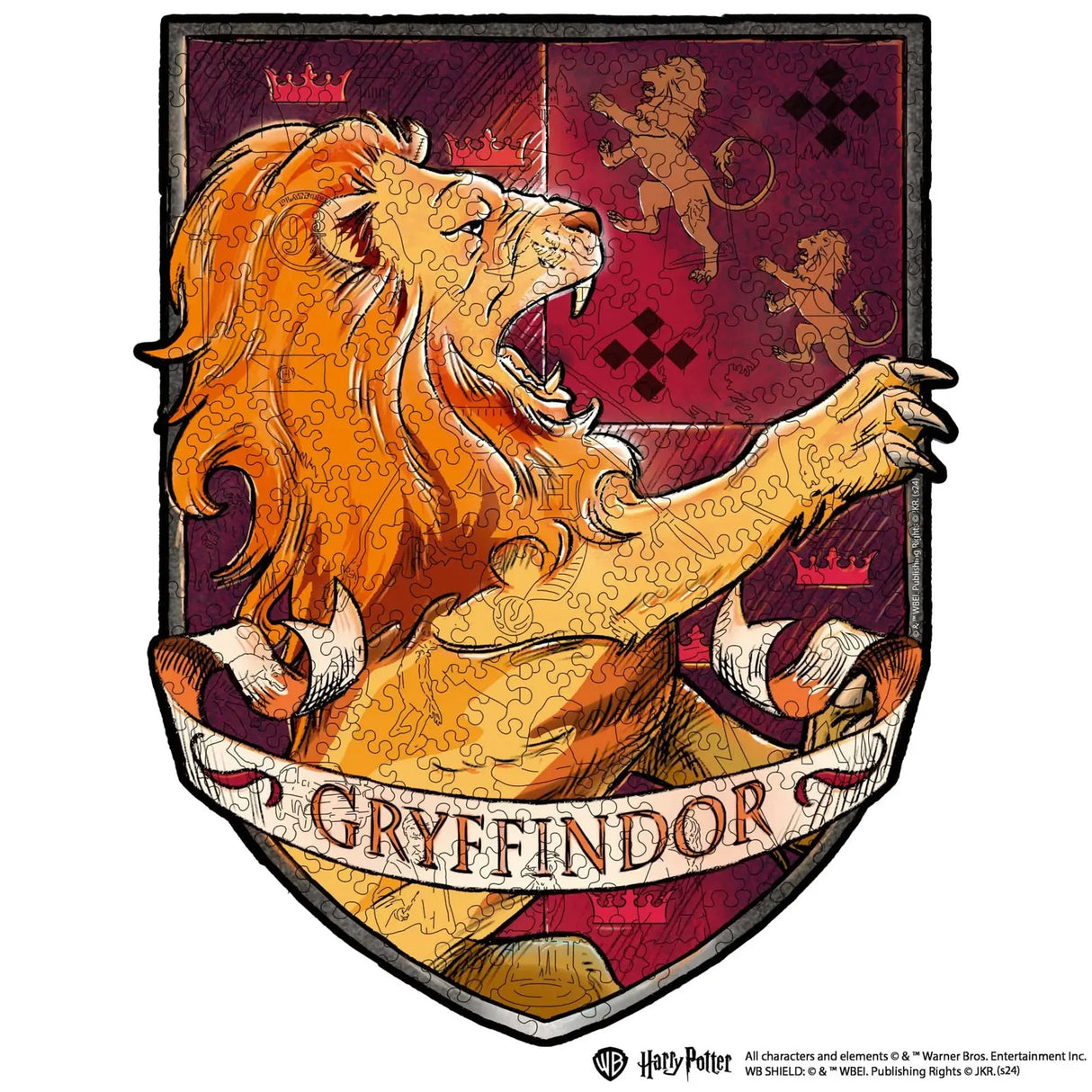 Harry Potter - Gryffindor (251 Teile) - Holzpuzzle
