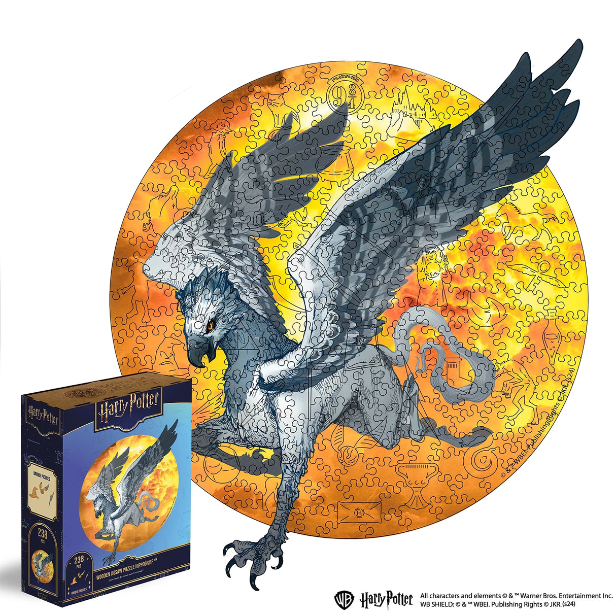 Harry Potter - Hippogreif (142 Teile) - Holzpuzzle