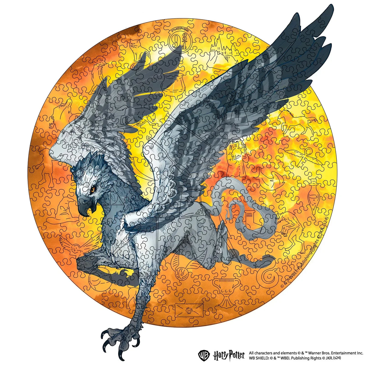 Harry Potter - Hippogriffe (142 pièces) - puzzle en bois