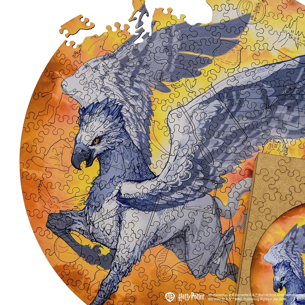 Harry Potter - Hippogreif (142 Teile) - Holzpuzzle