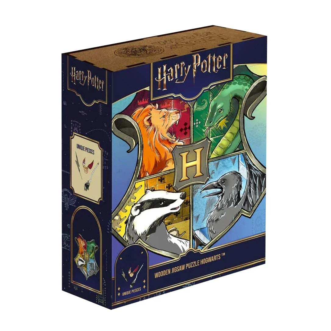 Harry Potter - Blason de Poudlard (156 pièces) - Puzzle en bois