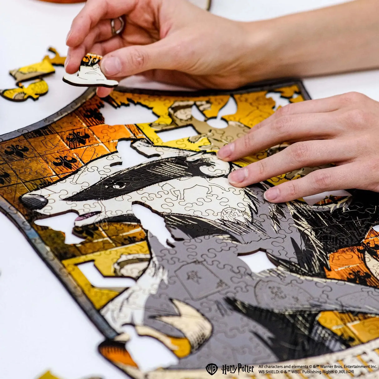 Harry Potter - Hufflepuff (237 Teile) - Holzpuzzle