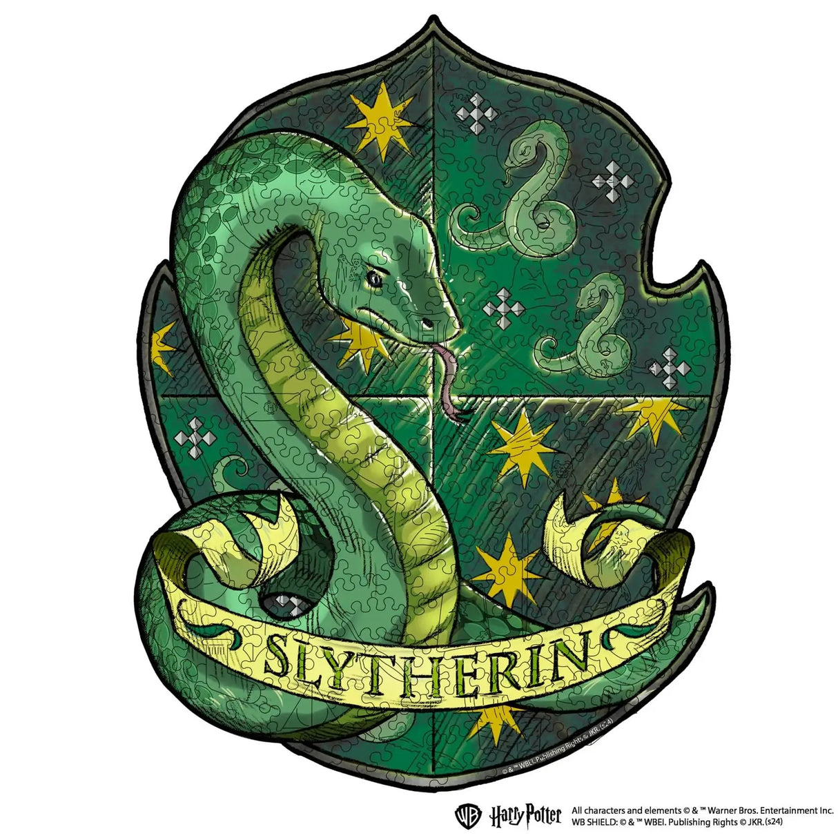 Harry Potter - Slytherin (257 Teile) - Holzpuzzle