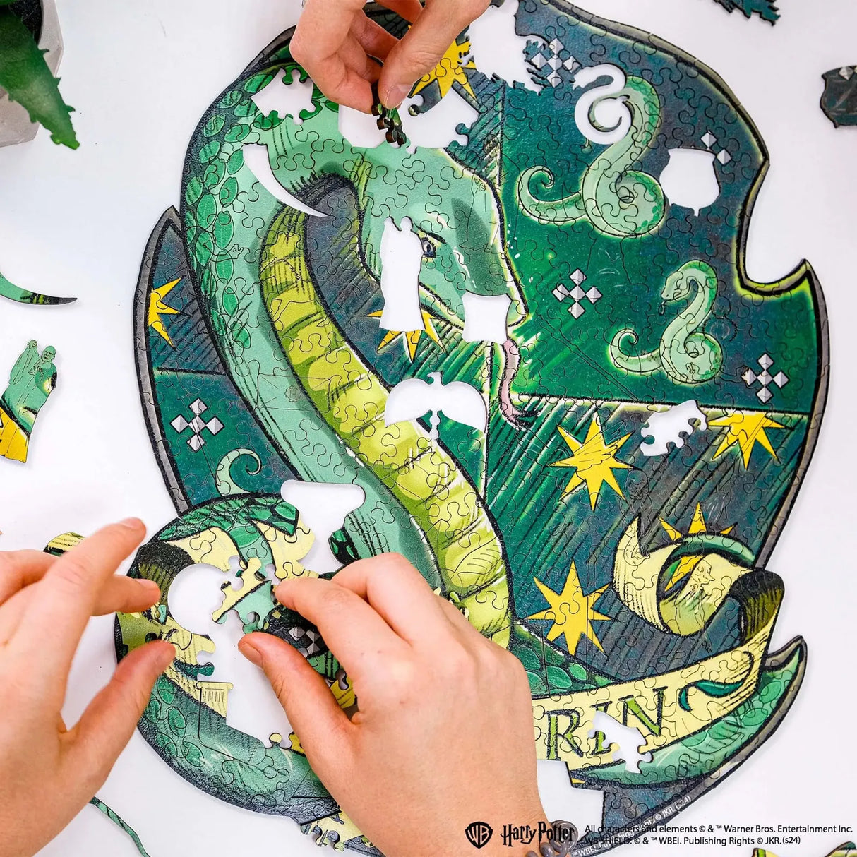 Harry Potter - Slytherin (257 Teile) - Holzpuzzle