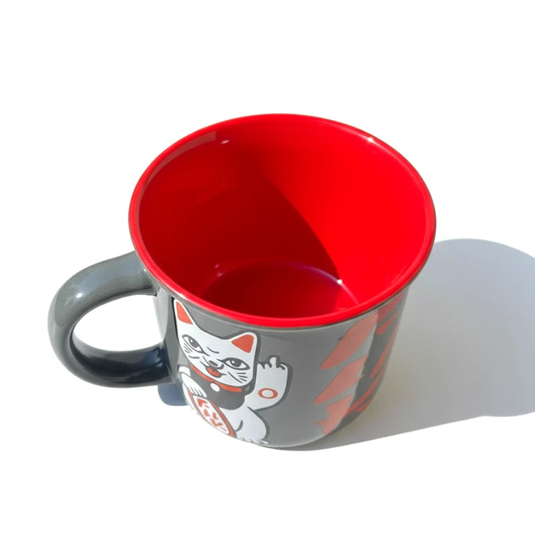 "F#ck you Neko" - Lucky Cat mit Attitüde - Tasse