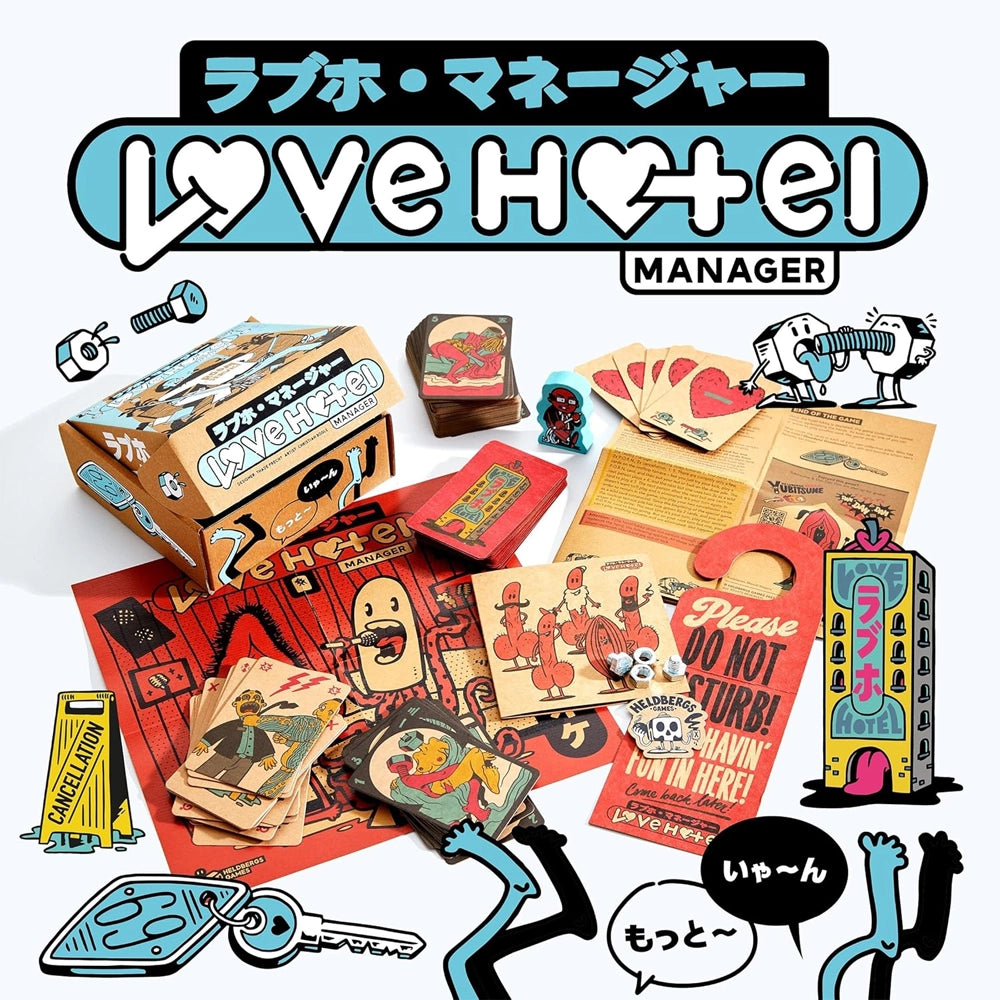 Love Hotel Manager - Kartenspiel