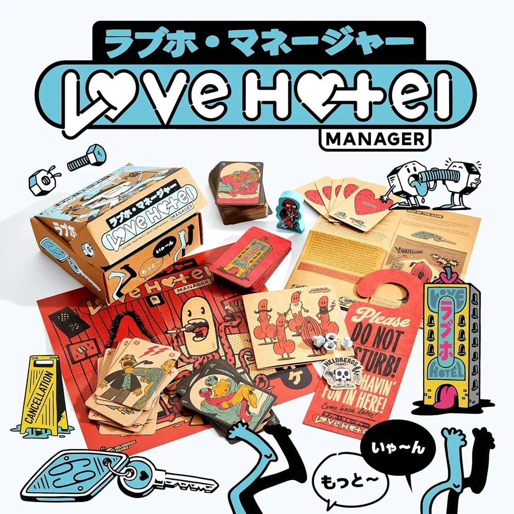 Love Hotel Manager - Jeu de cartes