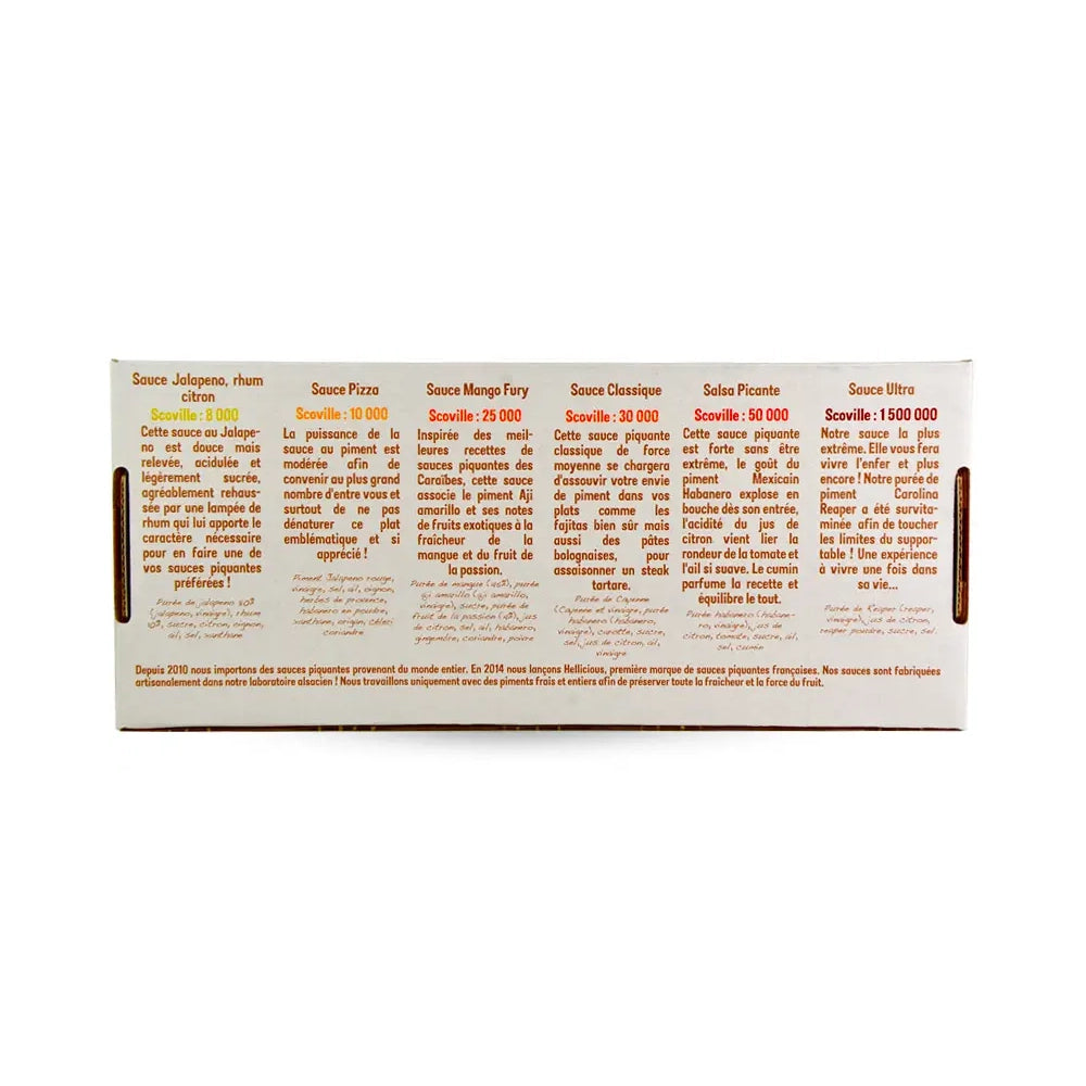 6er Geschenkset (6 x 50 ml) - Scharfe Sauce