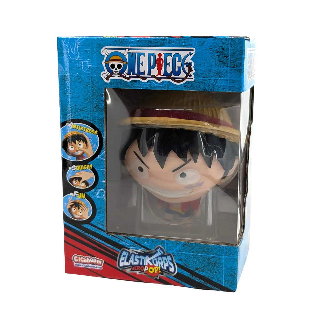 HeroPop One Piece - Luffy (10 cm) - Figurine Déformable