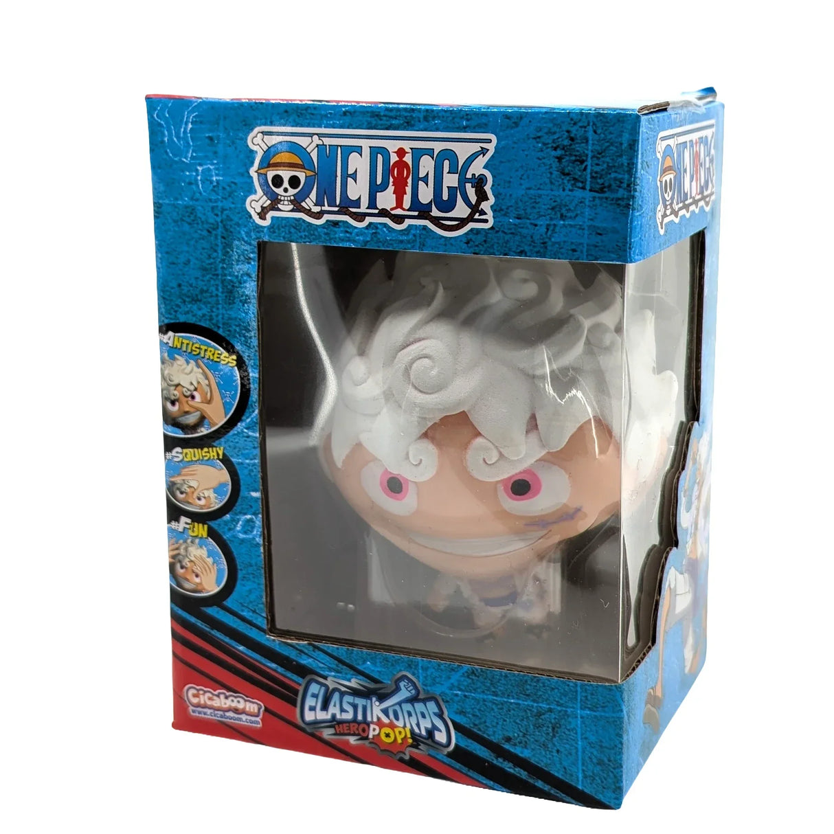HeroPop One Piece - Luffy Gear 5 (10 cm) - Figurine déformable