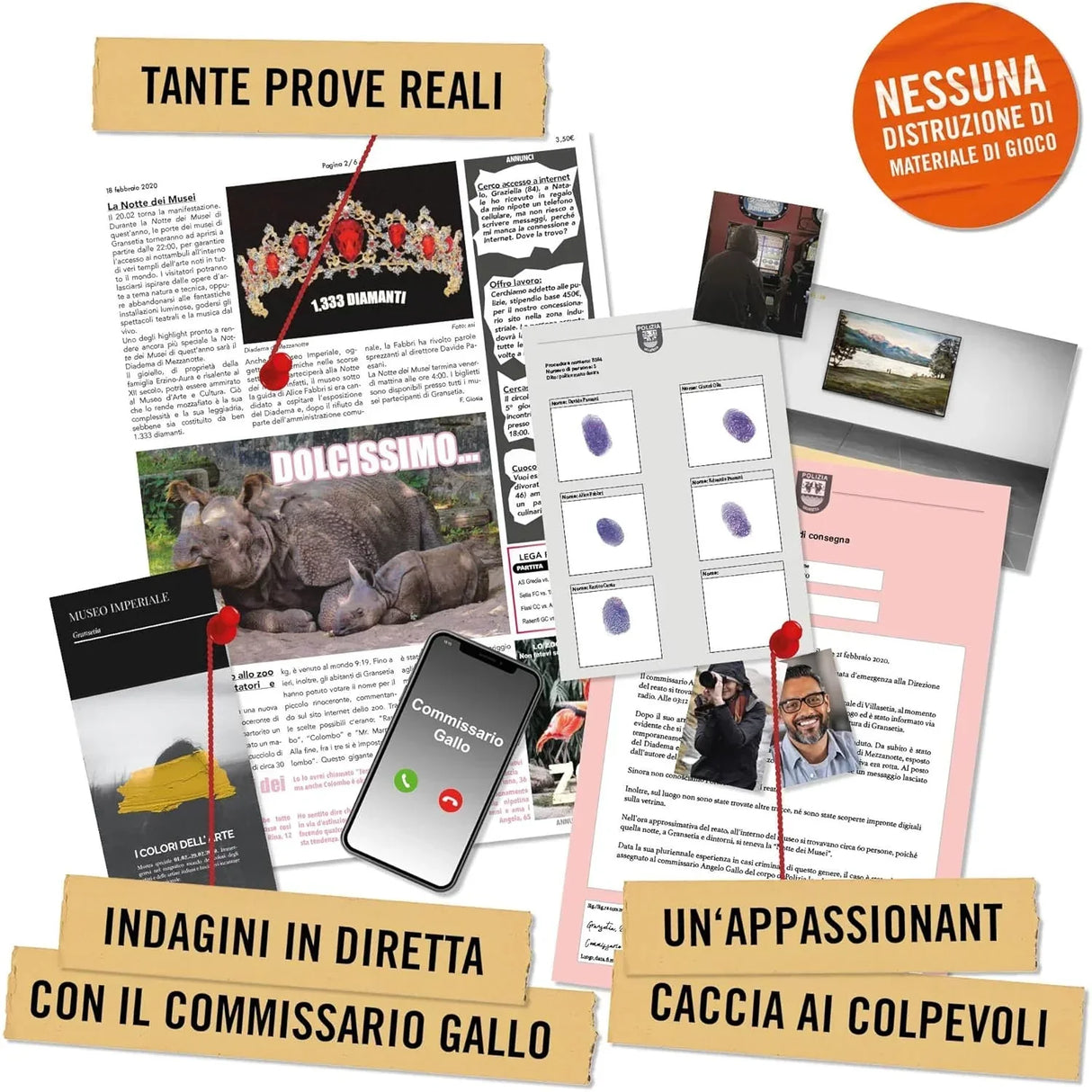 Il diadema di mezzanotte (IT) - Gioco investigativo