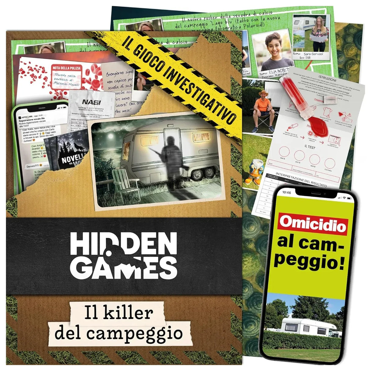 Le tueur du camping (IT) - Jeu d'enquête