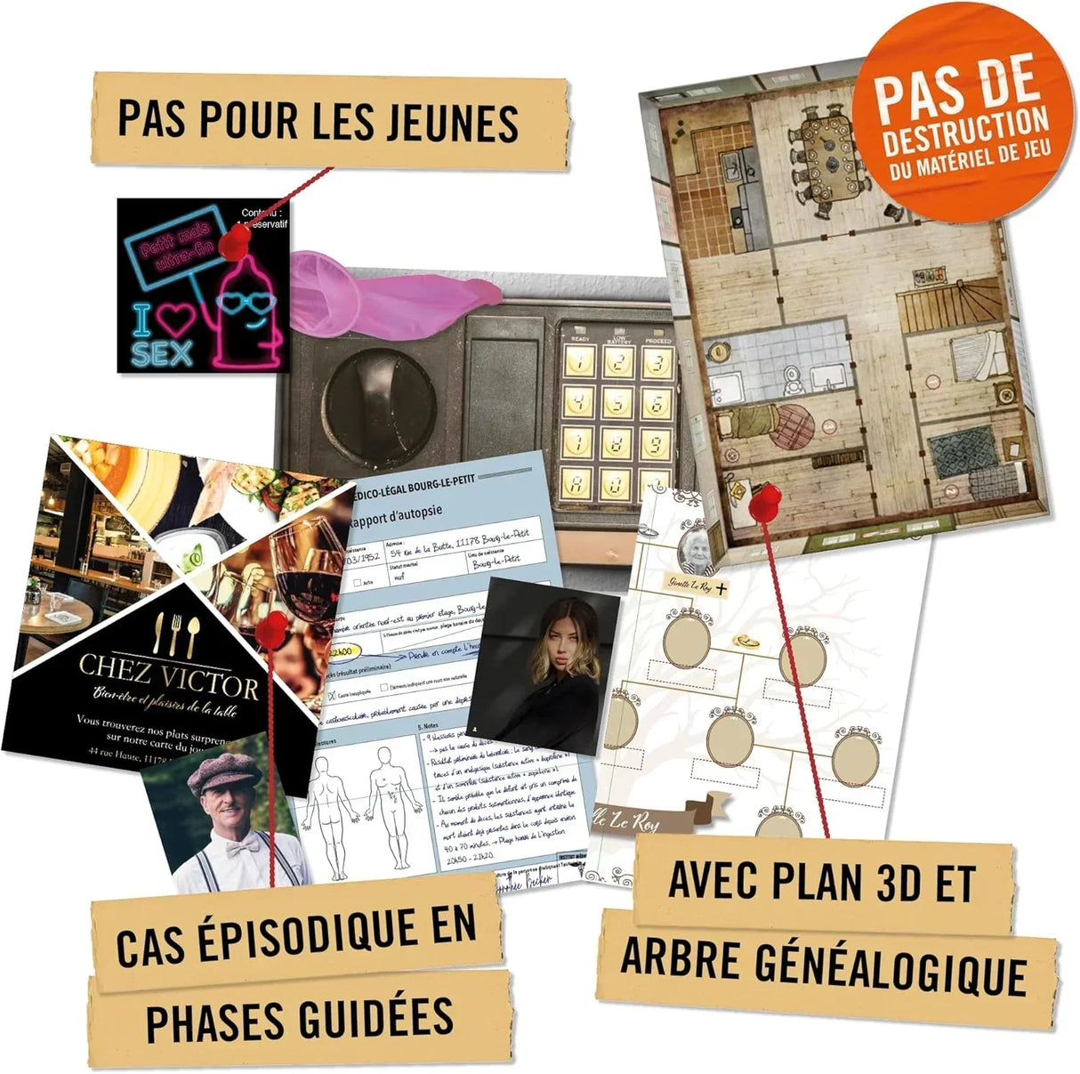 Le Roy est mort (FR) - Jeu d'enquête