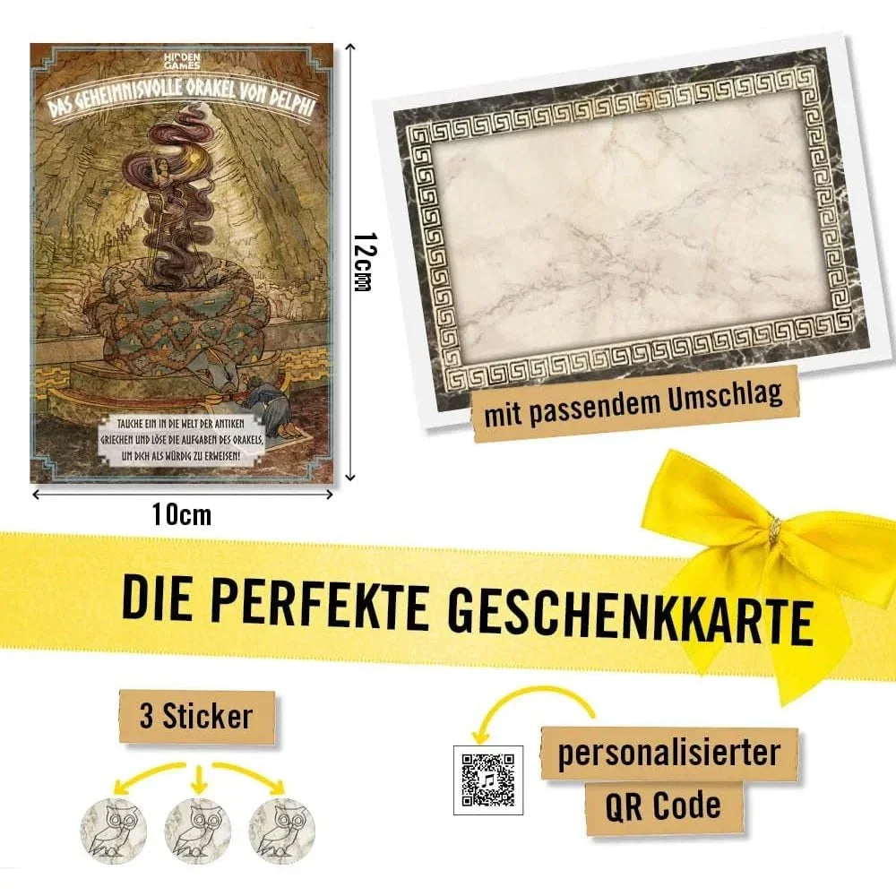 L'Oracle mystérieux de Delphes - Carte des énigmes