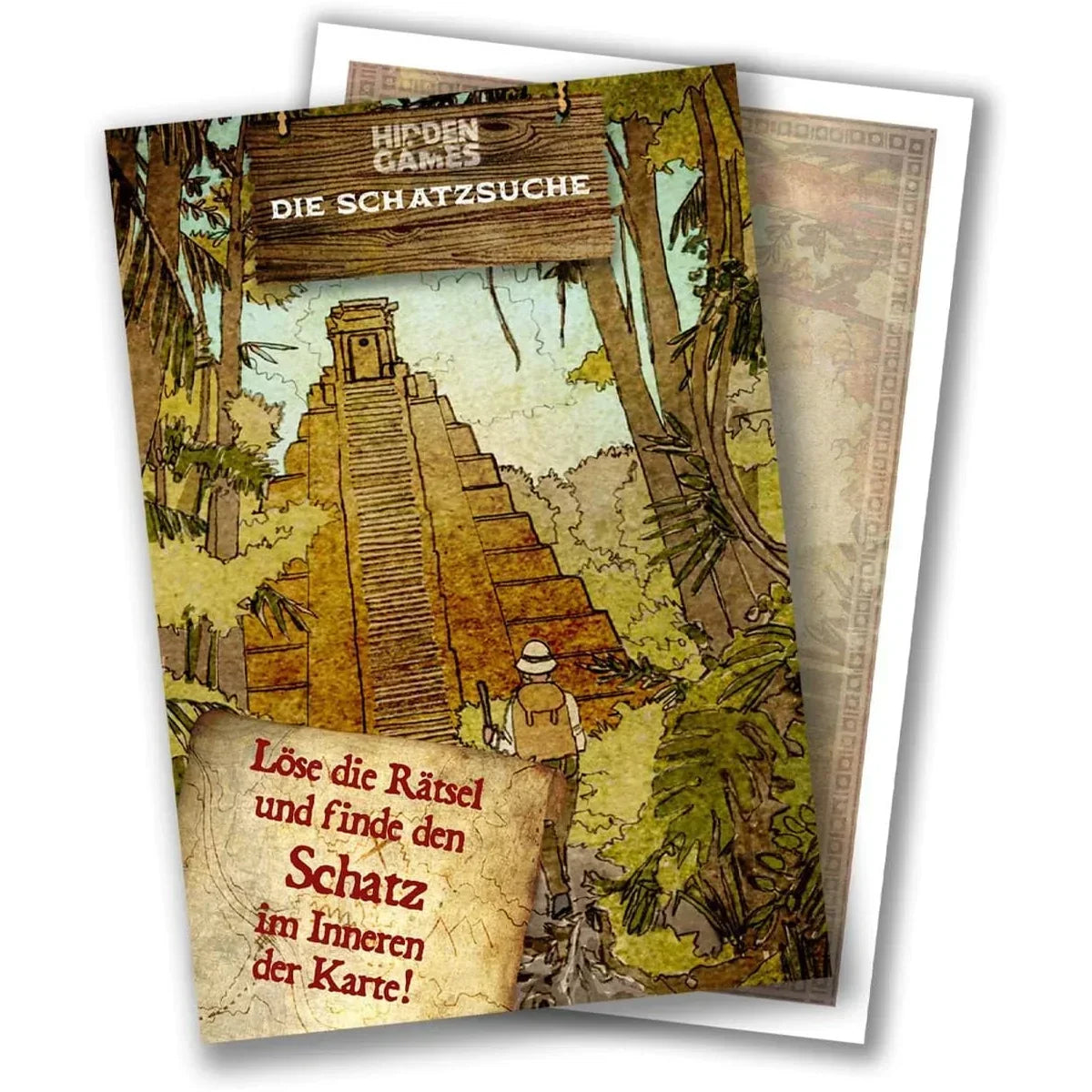 La chasse au trésor - Carte puzzle