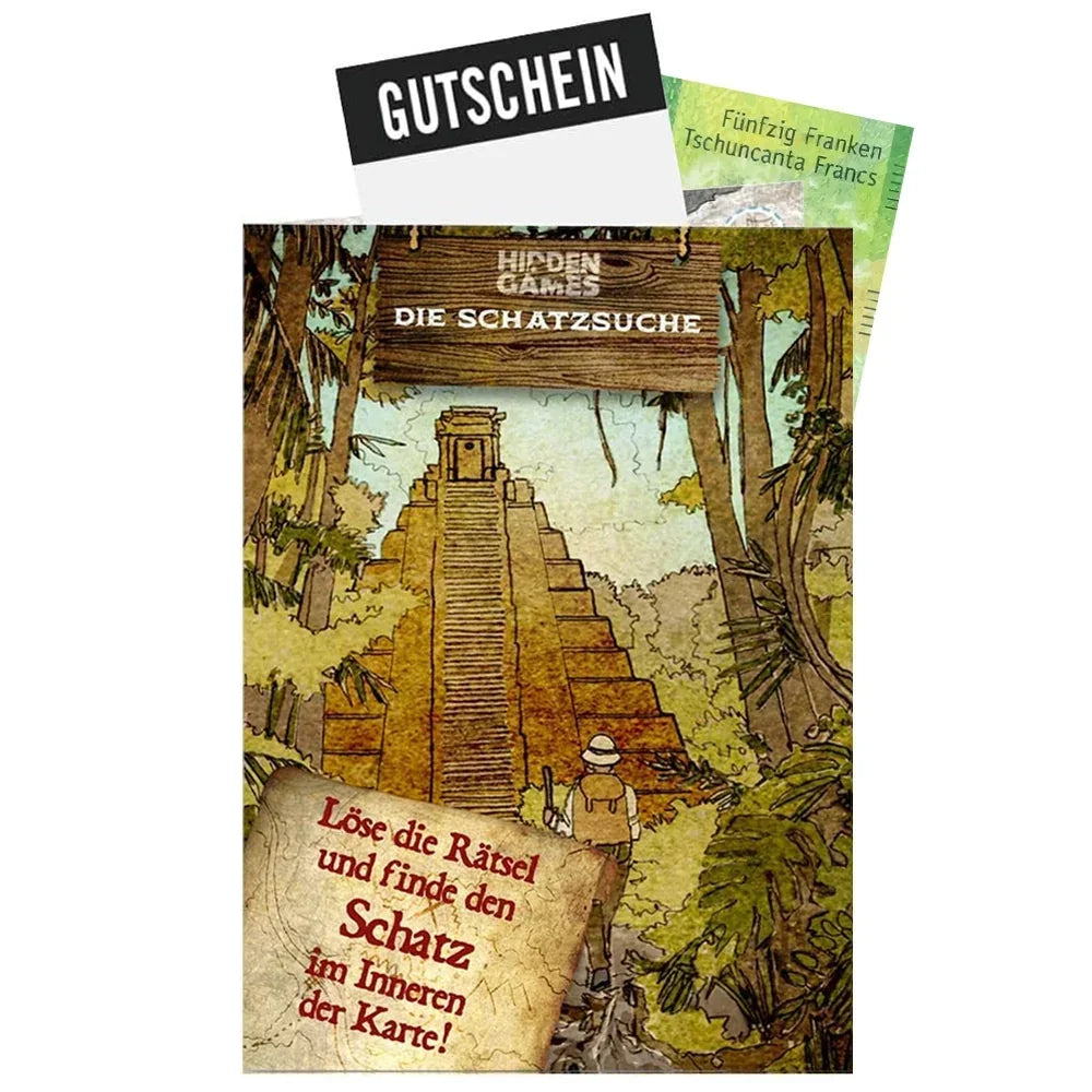 La chasse au trésor - Carte puzzle