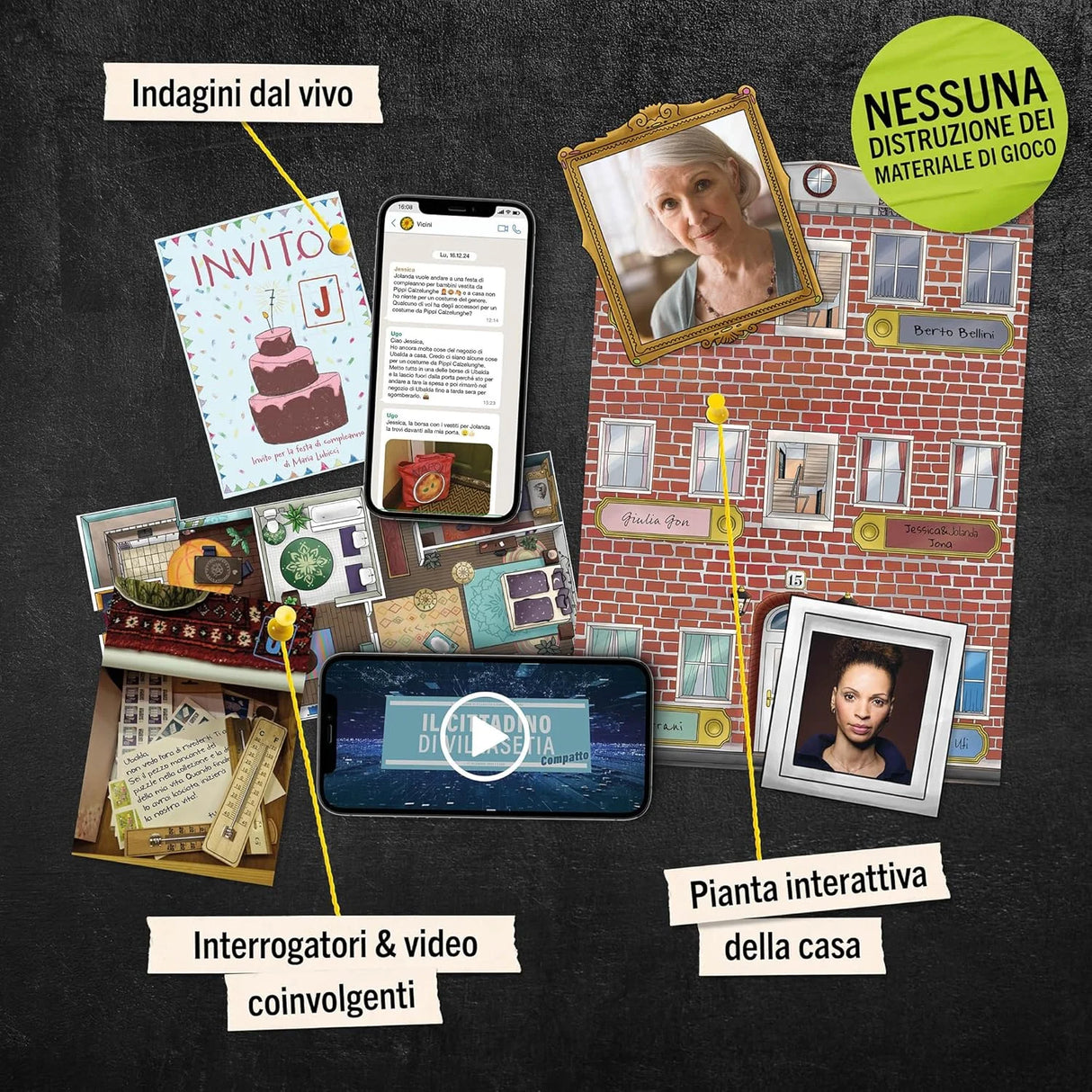 Sotto lo stesso tetto (IT) - Gioco investigativo
