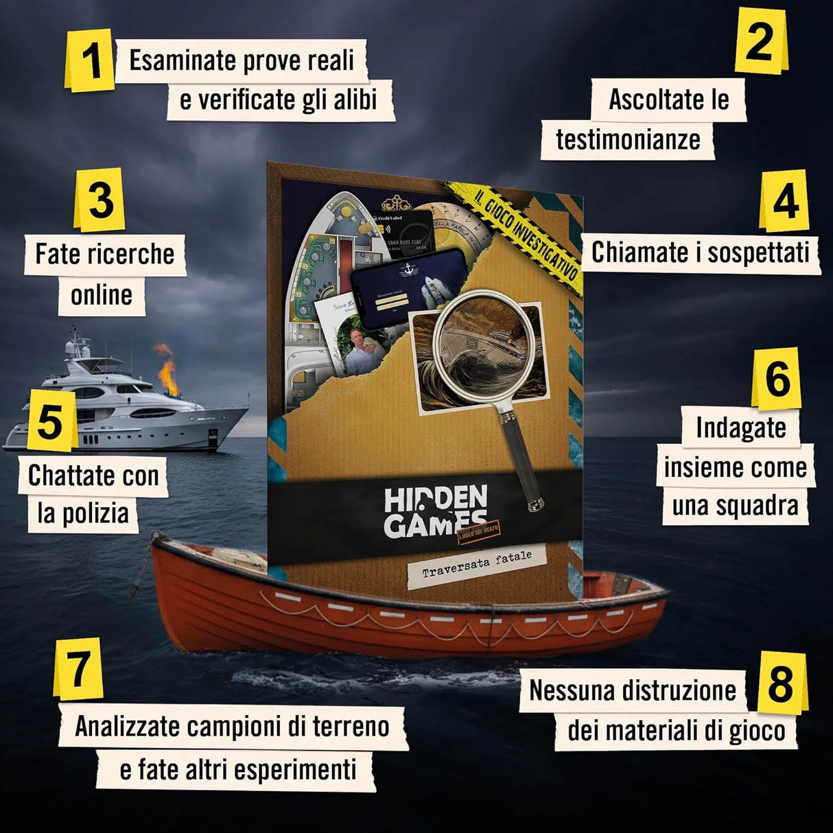 Traversata Fatale (IT) - Gioco investigativo
