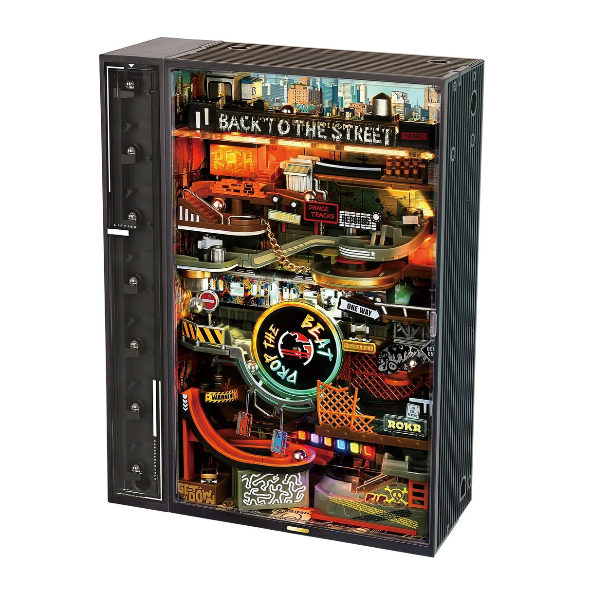 Circuit de billes Hip-Hop Street - Kit de construction 3D (plastique)