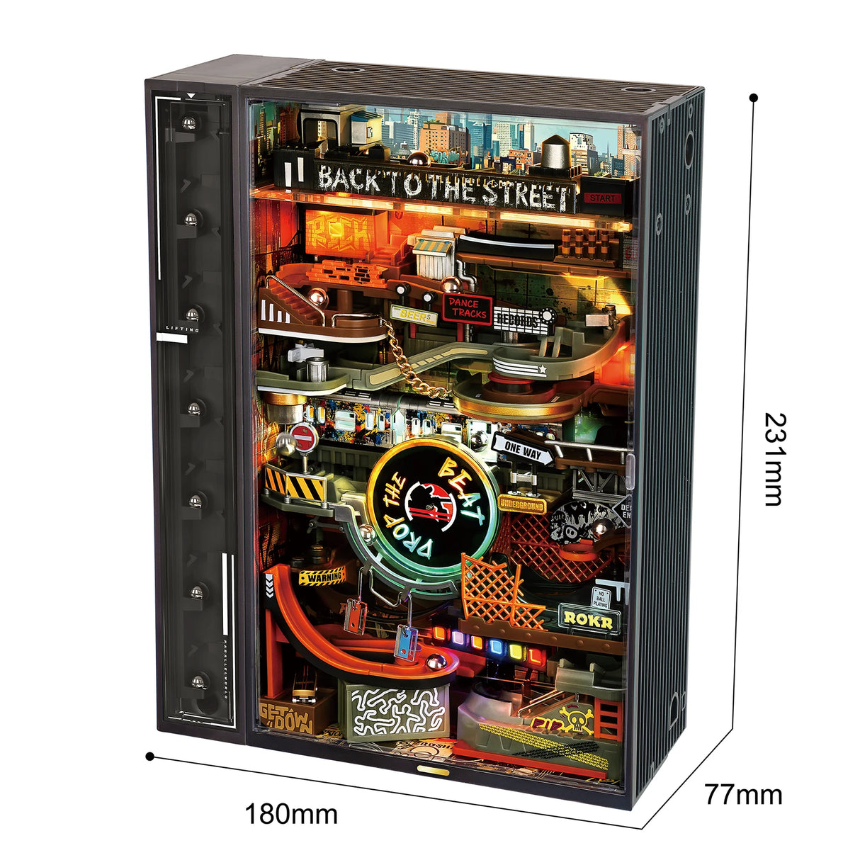 Hip-Hop Street Kugelbahn - 3D Bausatz (Kunststoff)