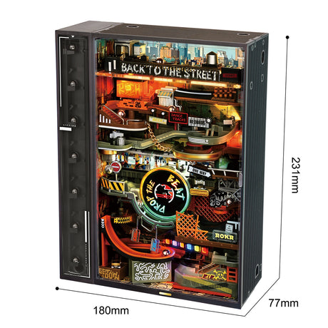 Hip-Hop Street Kugelbahn - 3D Bausatz (Kunststoff)