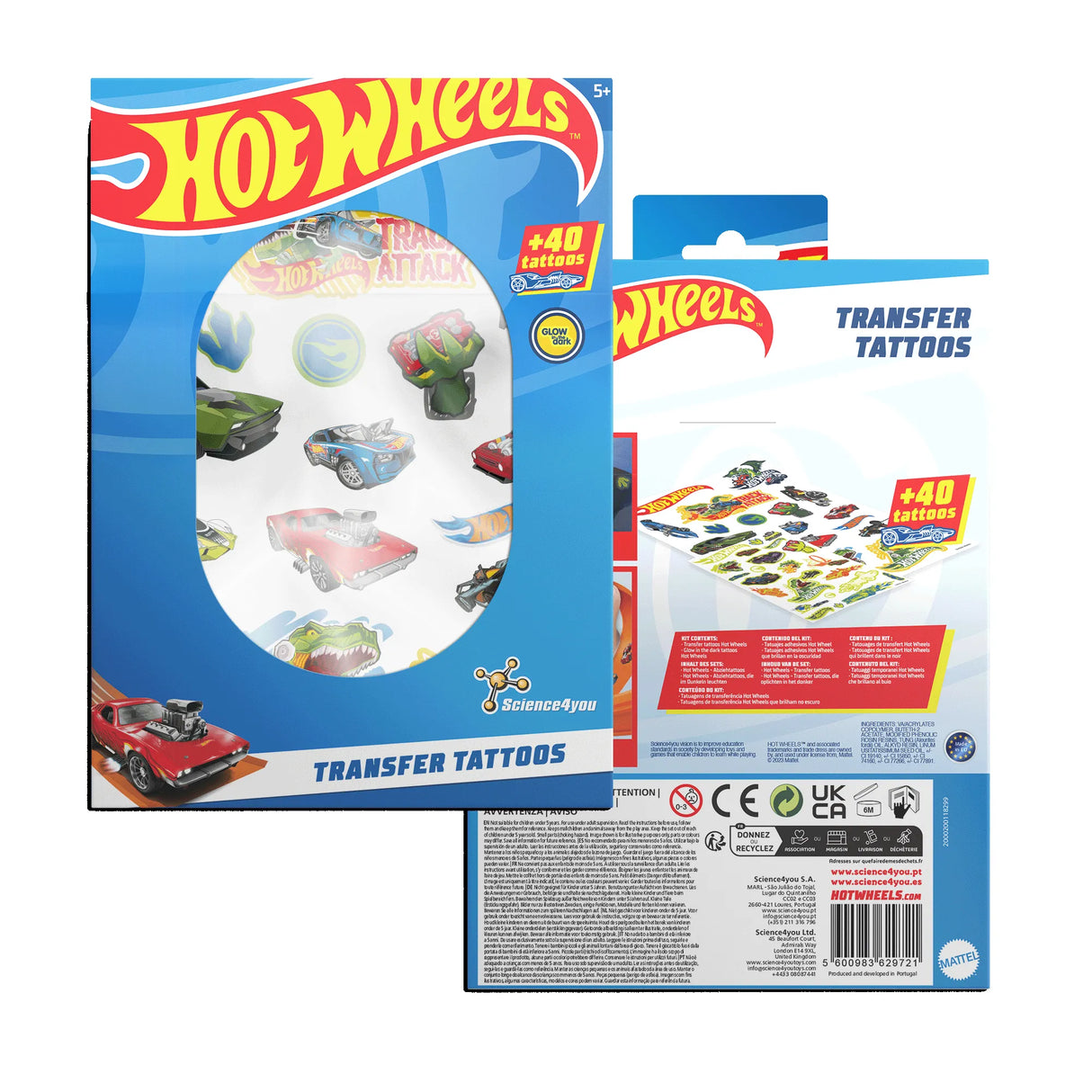 Hot Wheels - Kindertattoos