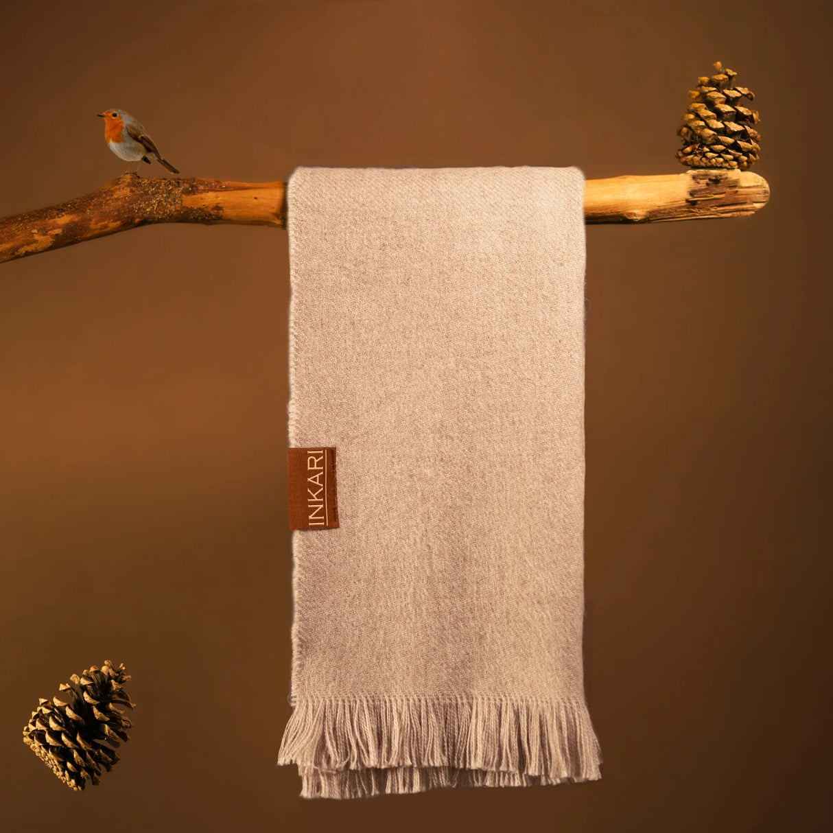 Elegante (200 x 40 cm) - Alpaka Schal