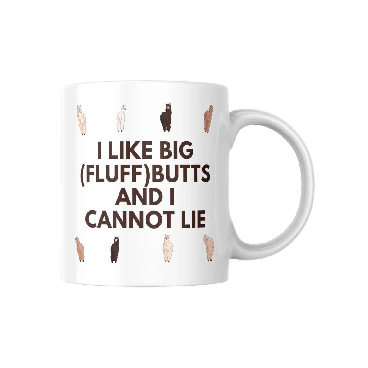 J'aime les gros fessiers (duveteux) - Mug