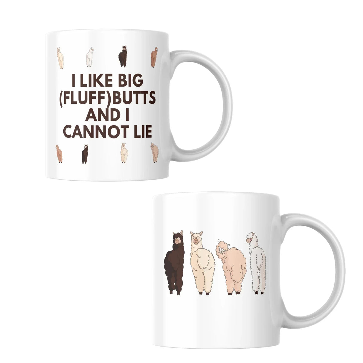 J'aime les gros fessiers (duveteux) - Mug