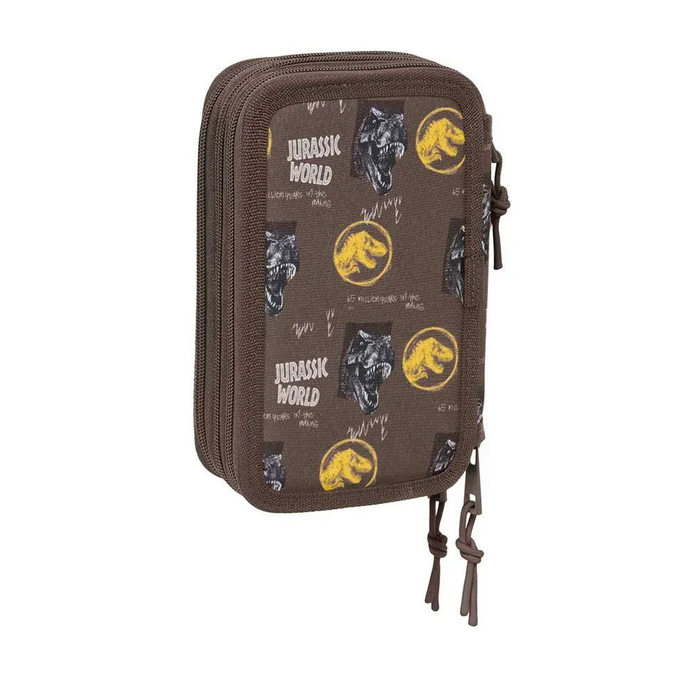 Jurassic World "T-Rex" – Trousse avec crayons, taille-crayon et gomme (37 pièces)