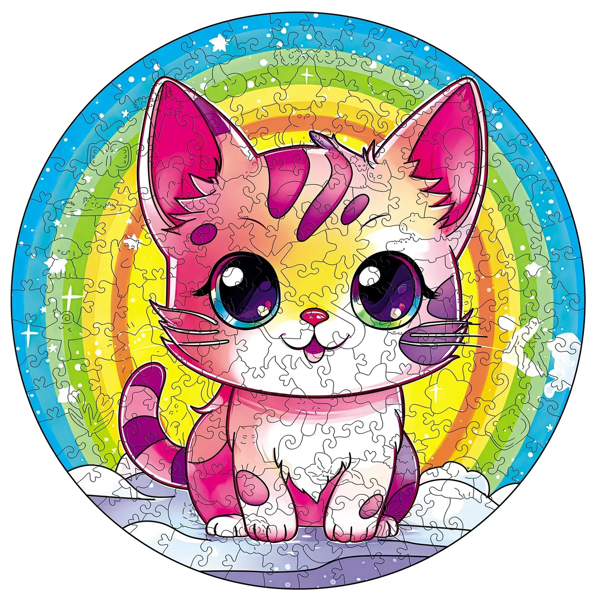 Chaton (200 pièces) - Puzzle en bois