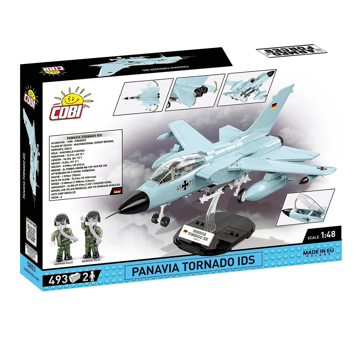 Kampfjet Panavia Tornado IDS - Klemmbausteine