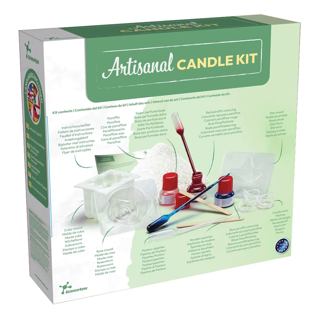 Kit DIY pour atelier de bougies