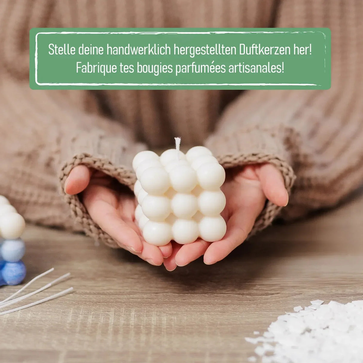 Kit DIY pour atelier de bougies