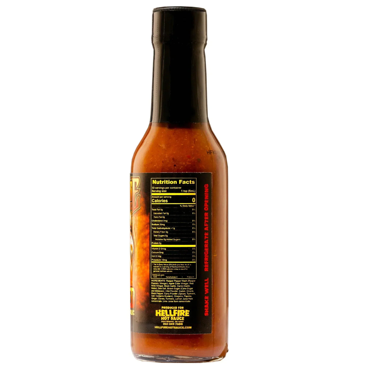Sauce piquante Kranked Black Garlic Reaper (148 ml)