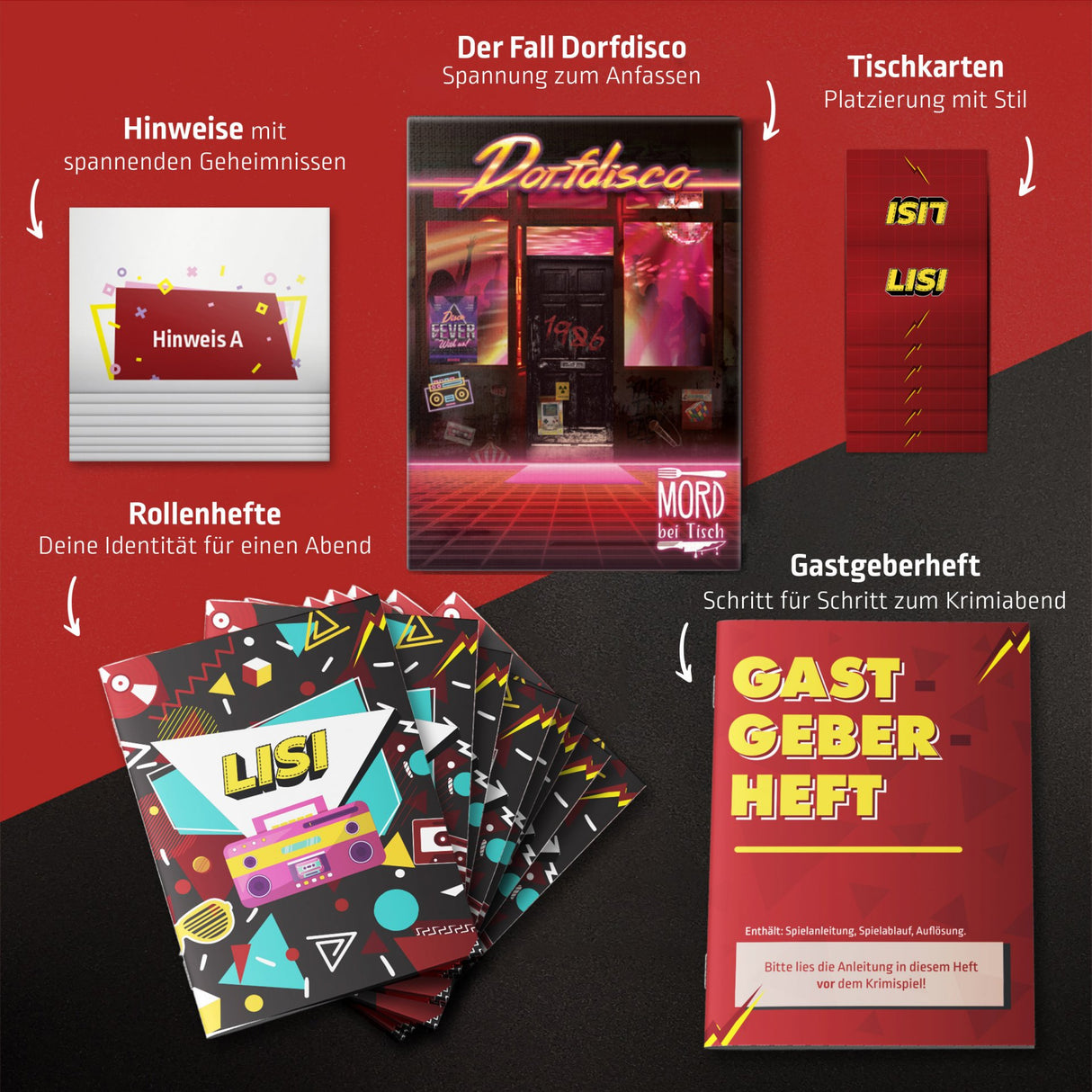 Discothèque du village - dîner du crime