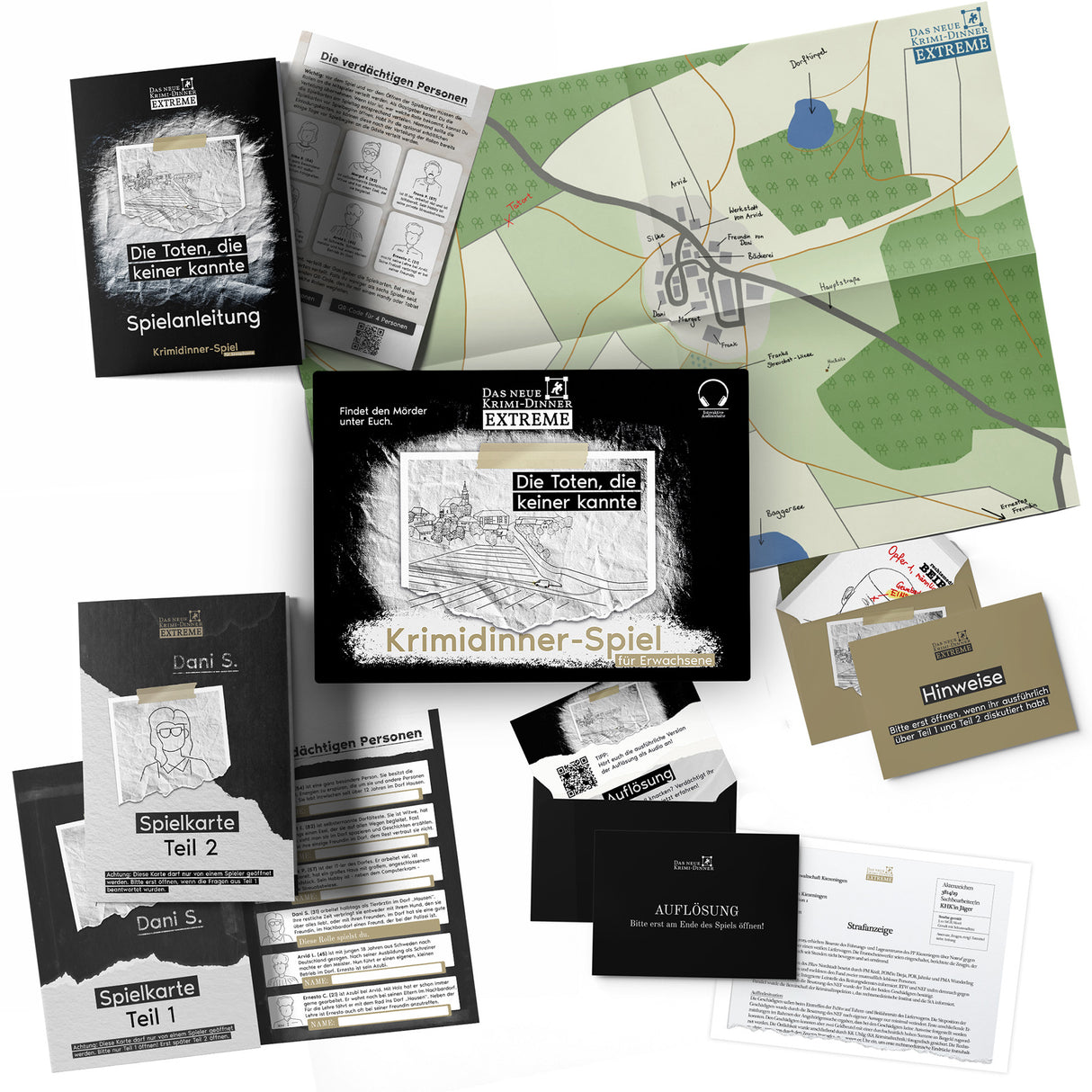 Les morts que personne ne connaissait - dîner mystère de meurtre