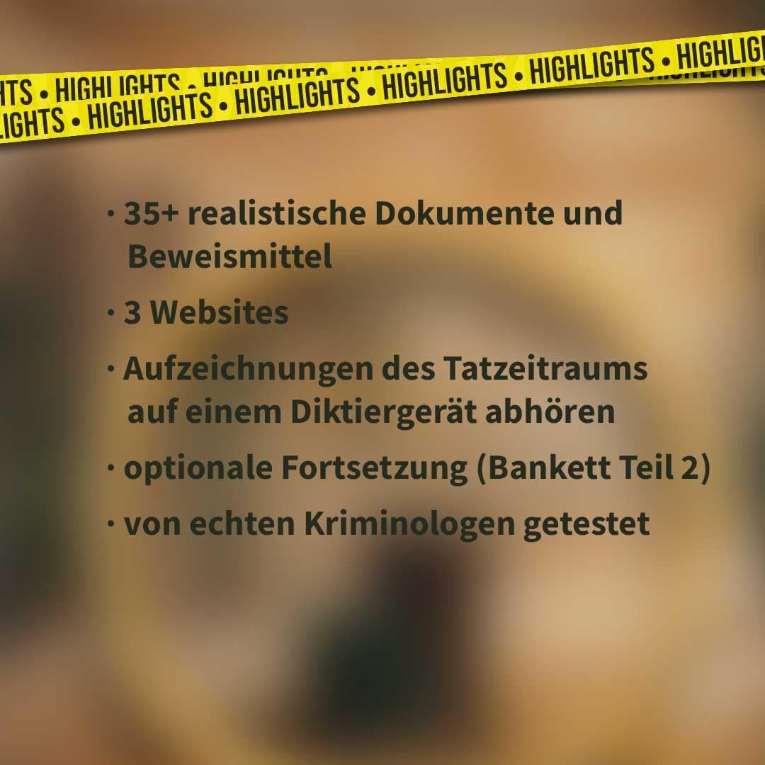 Das Bankett - Teil 1 - Der Raub des Diamanten von Ramanpur - Krimispiel