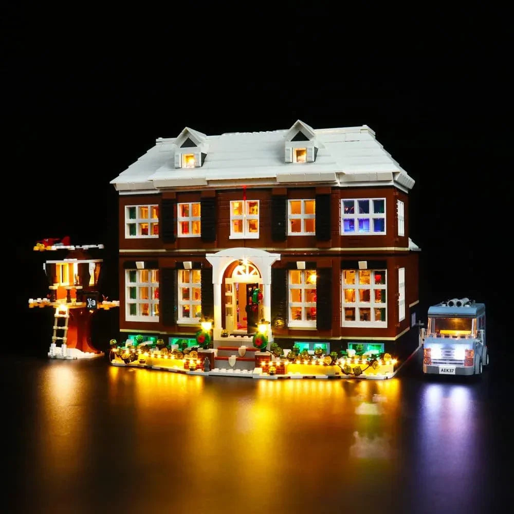 Ensemble d'éclairage LED pour LEGO Maman, j'ai raté l'avion ! (21330) avec télécommande