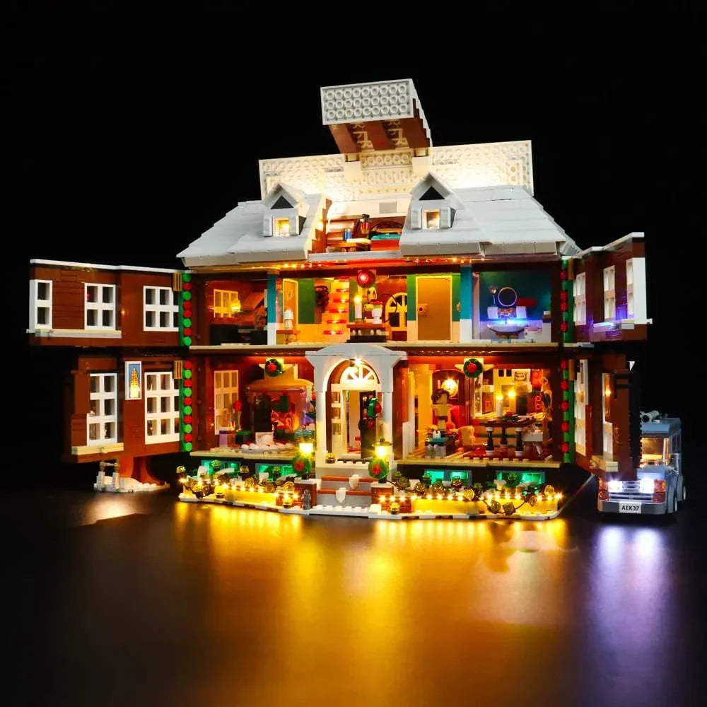 Ensemble d'éclairage LED pour LEGO Maman, j'ai raté l'avion ! (21330) avec télécommande