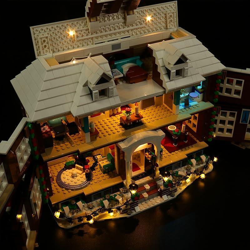 Ensemble d'éclairage LED pour LEGO Maman, j'ai raté l'avion ! (21330) avec télécommande