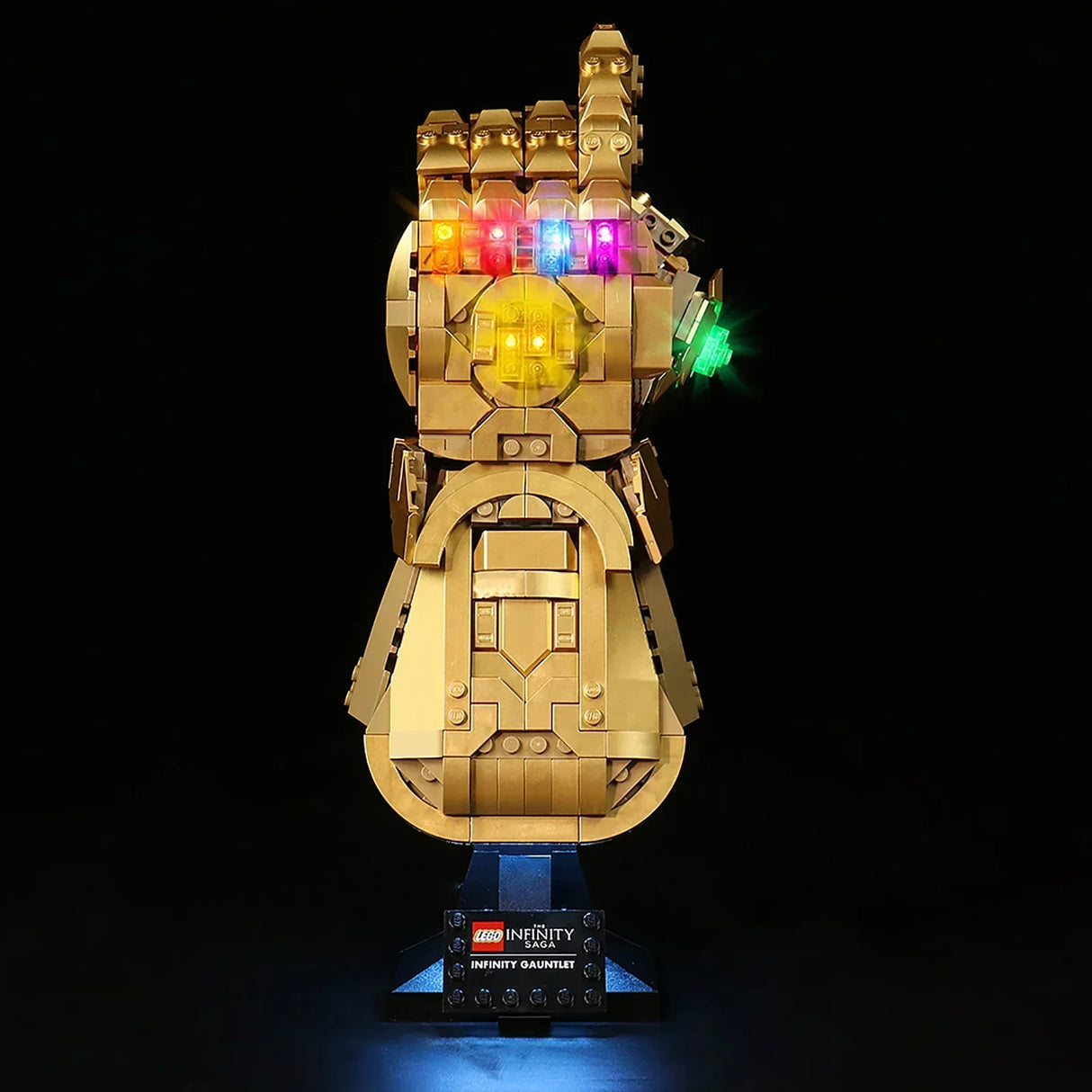 Ensemble d'éclairage LED pour LEGO Avengers : Gant de l'Infini (76191) avec télécommande