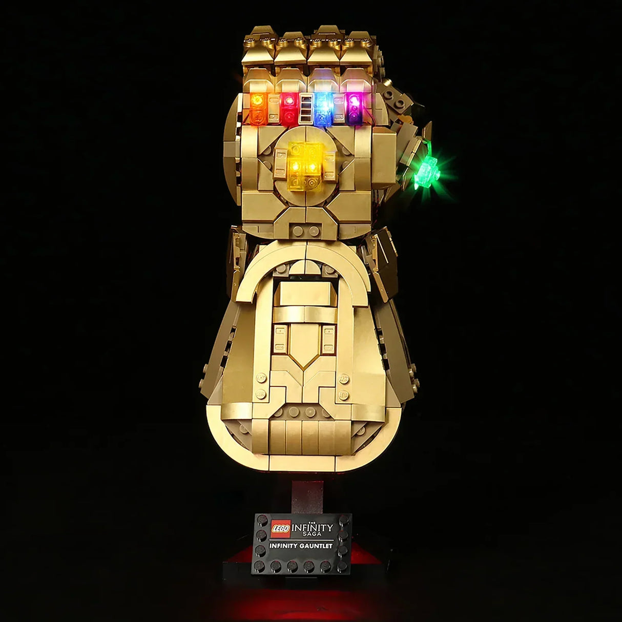 Ensemble d'éclairage LED pour LEGO Avengers : Gant de l'Infini (76191) avec télécommande