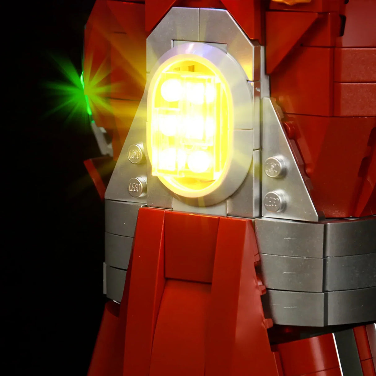 Ensemble d'éclairage LED pour LEGO Avengers : Gant Nano Iron Man (76223) avec télécommande
