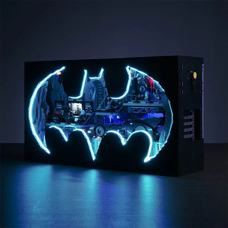 Ensemble d'éclairage LED pour vitrine LEGO Batcave (76252) avec télécommande