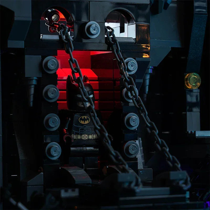 Ensemble d'éclairage LED pour vitrine LEGO Batcave (76252) avec télécommande