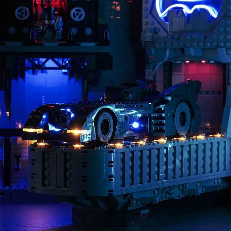 Ensemble d'éclairage LED pour vitrine LEGO Batcave (76252) avec télécommande