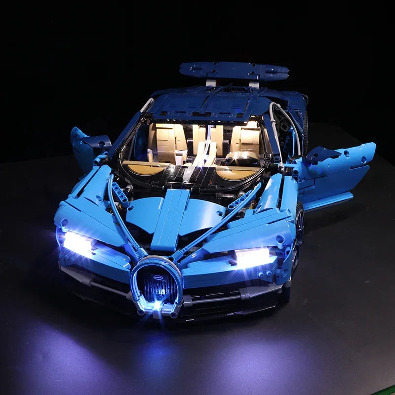 Kit d'éclairage LED pour LEGO Bugatti Chiron (42083) avec télécommande