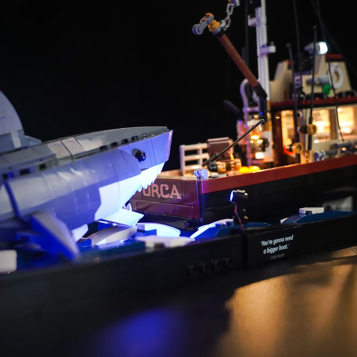 LED Licht Set für LEGO Der weisse Hai (21350) inkl. Fernbedienung